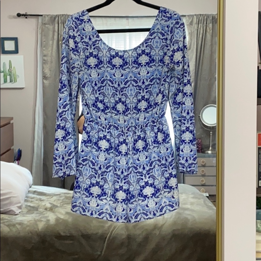 Long sleeve summer romper